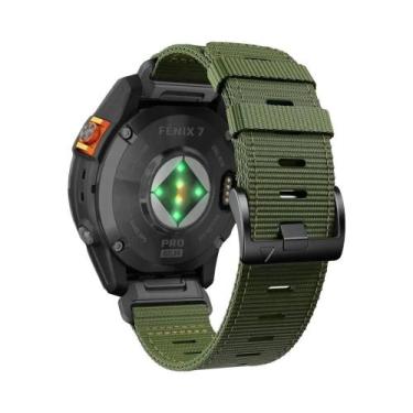 Imagem de Pulseira De Nylon Trançada De 22mm 26mm Para Garmin Fenix 7 7X 6X pro 