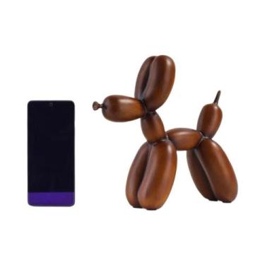 Imagem de Escultura De Cão Balão Em Resina Nórdica, Estátua Abstrata Para Decora