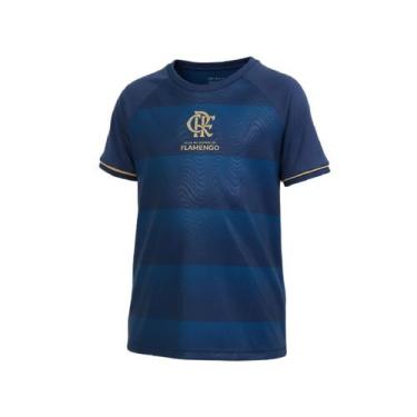 Imagem de Camisa Flamengo Frequência Azul - Infantil Tamanho:8Cor:Azul, 8, Azul