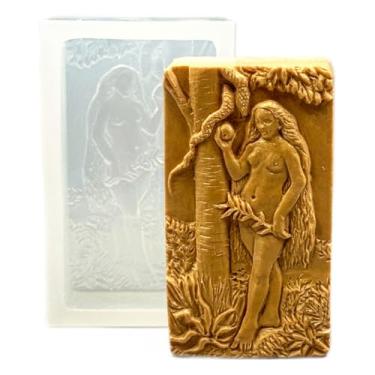 Imagem de ARTCRAFTMOLDS Molde de véspera e serpente para fabricação de sabão e outros artesanatos Garden of Eden