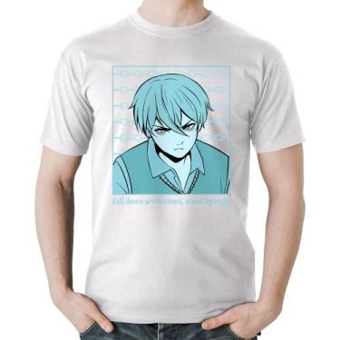 Imagem de Camiseta Algodão Fall Down Seven Times, Stand Up Eight - Foca na Moda,