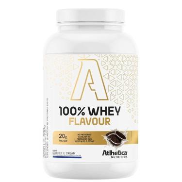 Imagem de Whey Protein Concentrado 900g Cookies Cream - Atlhetica-Unissex