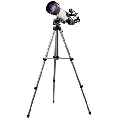 Imagem de pcagfaajmh Telescópio astronômico refrativo infantil, portátil, monocular, iluminação espacial, presente infantil, céu e terra, observação de estrelas