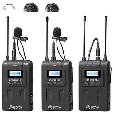 Imagem de Microfone de Lapela Duplo Sem Fio Boya BY-WM8 Pro-K2