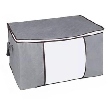 Imagem de Caixa Saco Organizador Cobertor Casaco Guarda Roupa(2 Unis 84L)