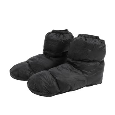Imagem de Luocute Botas de Penas, Meias Quentes Ultraleves à Prova D'água para Dormir para Homens e Mulheres Com Penas de Pato Branco 90, para Acampamento, Mochila, Barraca, Saco de Dormir (L)