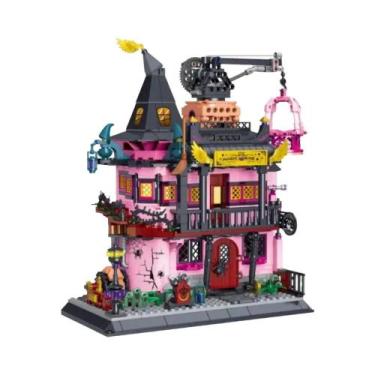 Imagem de Castelo Mágico De Halloween, Casa Assombrada, Blocos De Montar, Modelo