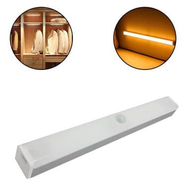 Imagem de Luminária Lâmpada Led Recarregável Sensor Presença Armário - DS