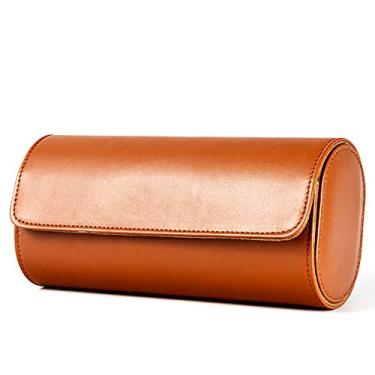 Imagem de Caixa de Armazenamento para Relógios Proteção Relógio Mecânico Bolsa Couro Famoso Portátil Viagem Pulso