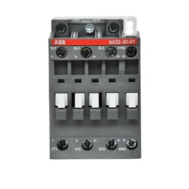 Imagem de AX32-30-10 AX32-30-01 32A 3P AC Contator AX32-30-10 AX32-30-01 Tensão da bobina AC220V AC110V CA 24V AC380V (Cor: AX32-30-01 AC110V)