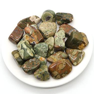 Imagem de Cristais e pedras de quartzo da floresta tropical verde natural, espécime em massa, decoração de aquário para casa