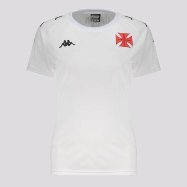 Imagem de Camisa Kappa Vasco Supporter Element Feminina Branca-Feminino