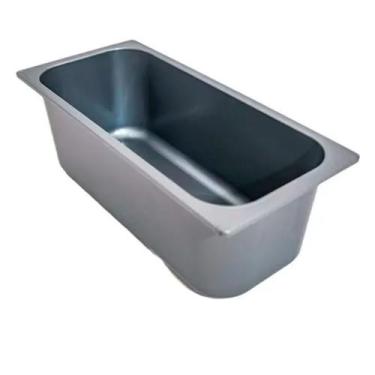 Imagem de Cuba gastro expositora vitrine gelato sorvete abs cor cinza - SB