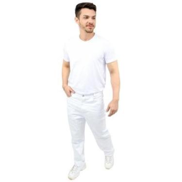 Imagem de Calça Branca Masculina com Elastano-Masculino