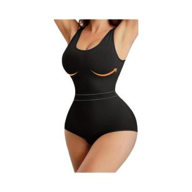 Imagem de Body Feminino Sem Costura Com Controle De Cintura E Abdômen, Macacão M
