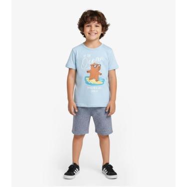 Imagem de Conjunto Infantil Curto Verão Menino Select Azul, 1, Azul