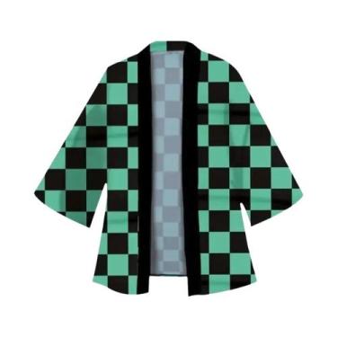 Imagem de Cosplay De Anime Japonês Para Homens E Mulheres: Kimono Tanjiro Nezuko