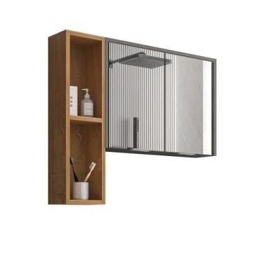 Imagem de Espelheira Celta Com Armario 2 Portas Para Banheiro - Loja DoceLar, Ti