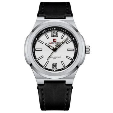 Imagem de Relógio De Quartzo Masculino à Prova D´agua Esportivo Estilo Militar Branco