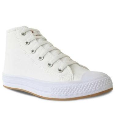 Imagem de Tênis Escolar Infantil Menina 19ao34 Cano Alto Casual 11.145-Feminino