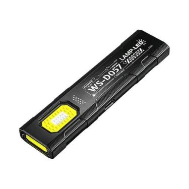 Imagem de Mini Lanterna LED COB Com Chaveiro, Recarregável via USB, À Prova d'Ág