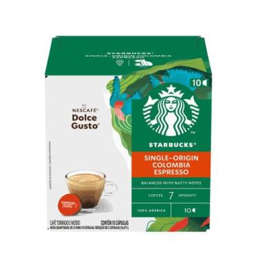 Imagem de Café em Cápsulas Expresso Colômbia Dolce Gusto Nescafé Starbucks  55g