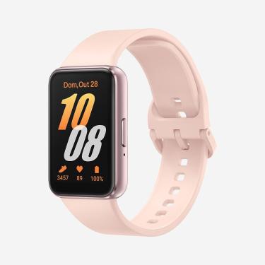 Imagem de Samsung Galaxy Fit3 Rose Display de 1.6" AMOLED colorido, Bluetooth, Design Premium em...