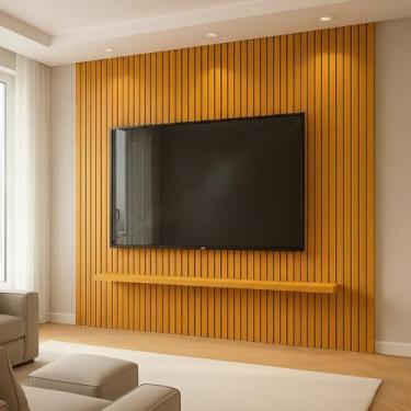 Imagem de Painel Ripado Trento em Mdf 240cmx275cm - Dj Móveis