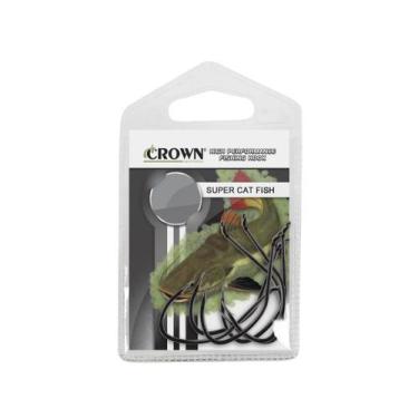 Imagem de Pack c/ 5 Anzol Crown Super Cat Fish 8/0 8-0 8