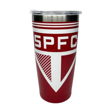 Imagem de Copo Térmico Inox com Tampa do São Paulo 550ml-Masculino