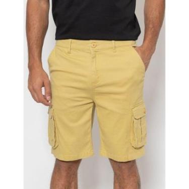 Imagem de Bermuda Confort Sarja Masculina Cargo Crocker - 50025-Masculino
