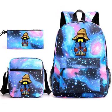 Imagem de Conjunto de mochilas escolares Finals Fantasys, 3 unidades para crianç