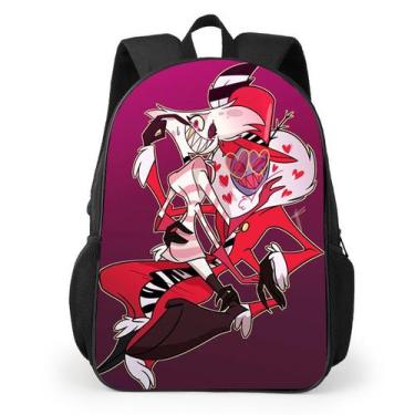Imagem de Mochila escolar Hazbins Hotels Lucifers Morningstars Anime - Yiweisai