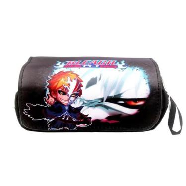 Imagem de Estojo de lápis Bleachs Cartoon Anime em tela de grande capacidade - y