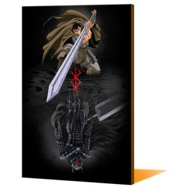 Imagem de Pôster de pintura de parede em tela Berserks Anime 40x60cm - yiweisai