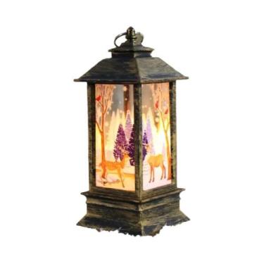Imagem de Luminária Noturna Pequena De Natal Em Forma De Boneco De Neve 125cm, L