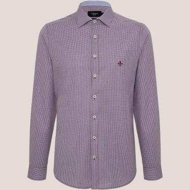 Imagem de Camisa Dudalina Milano Microxadrez Masculino-Masculino