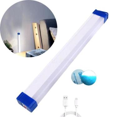 Imagem de Lanterna Lampião Barra Luz de Led 30CM Branco Recarregável Magnético P