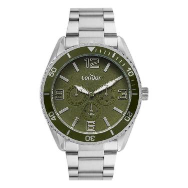 Imagem de Relógio Condor Masculino Co6P79Ae/3V Multifunção Prateado