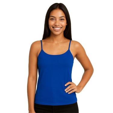 Imagem de Blusa Regata Feminina de Alcinha Lisa-Feminino