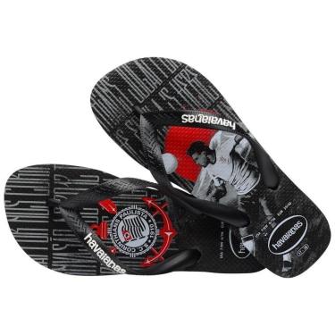 Imagem de Chinelo Havaianas Kids Top Times Brasileiros Original Corinthians-Unissex