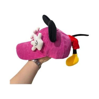 Imagem de Boné De Beisebol Feminino Estilo Y2K Com Orelhas De Rato De Desenho An