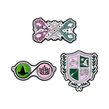 Imagem de Broches E Pins De Esmalte De Filmes De Fantasia De Bruxas: Vassoura, V