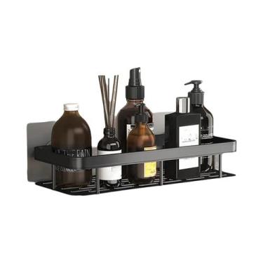 Imagem de Prateleira De Canto Para Banheiro, Suporte Retangular De Parede Para T