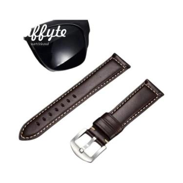 Imagem de Pulseira De Relógio Masculina Retrô Em Couro Genuíno 20mm 22mm, Bracel