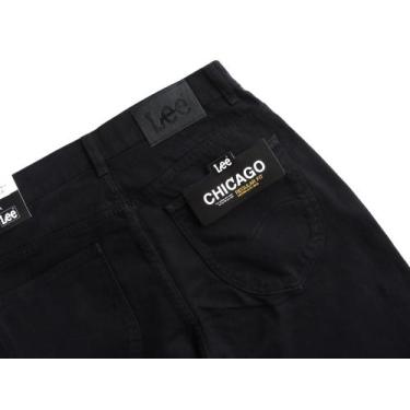 Imagem de Calça Lee Chicago Sarja 100% Algodao Tradicional Cintura Alta Masculin