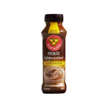 Imagem de Cappuccino Pronto Chocolate 3 Corações 260ML
