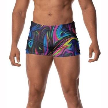 Imagem de Sunga Boxer Masculina Estampada Box Praia Adulto Original W2-Masculino