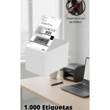 Imagem de Etiqueta Térmica 10x15cm Resma 1000un: Impressão Rápida - Congratulati