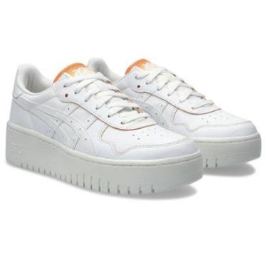 Imagem de Tênis ASICS Japan S PF - Feminino - Branco e Laranja-Feminino